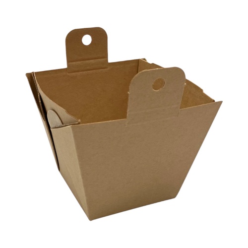 廣川 弁当容器 カフェキュートBOX 本体(茶)
