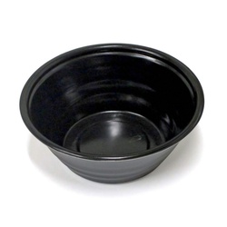 デンカポリマー 麺容器 E-52深本体 黒/黒