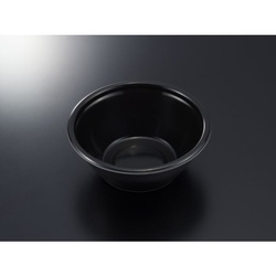 中央化学 麺容器 TP めん鉢 M18 黒両 本体