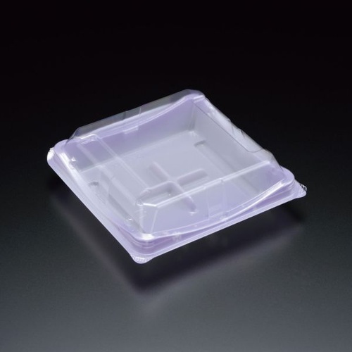 スミ 和菓子容器 ユニコン MS-40 雪(紫)