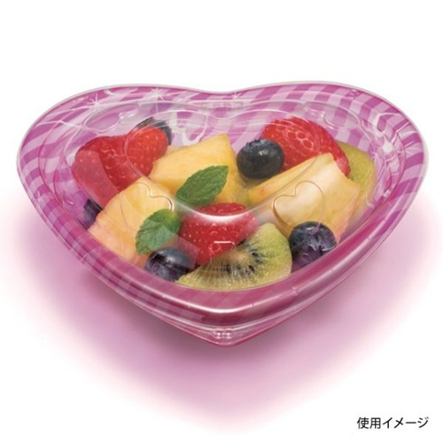 リスパック デザートカップ バイオカップ らぶ S 本体 アモーレピンク
