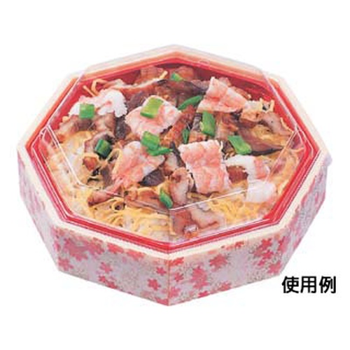エフピコ どんぶり容器 WIC-八角15 本体 花かすみ