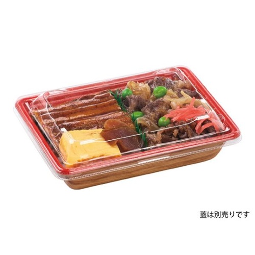 エフピコ どんぶり容器 MFP-角重18-13 赤拓木