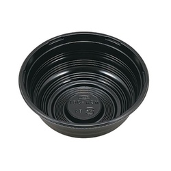 エフピコチューパ どんぶり容器 MS丼-361 黒本体