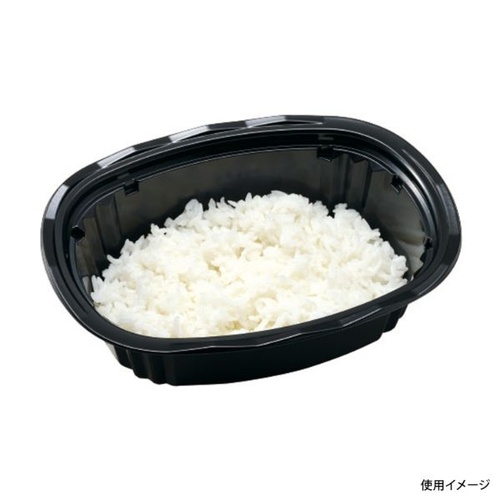 エフピコチューパ どんぶり容器 CY-丼 小判大深N 黒本体