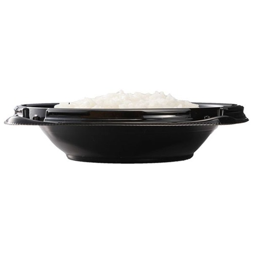 リスパック どんぶり容器 バイオPET 海専丼180B 本体 黒