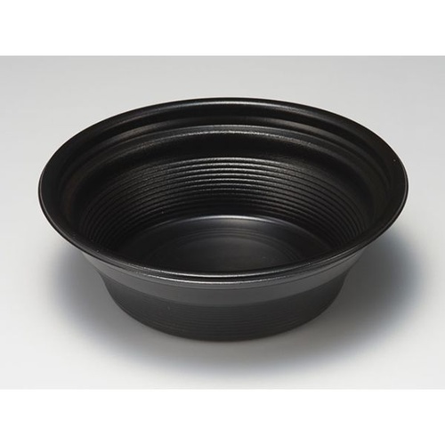 リスパック どんぶり容器 麺丼 本体 (490) 黒