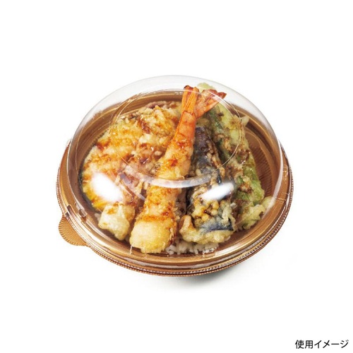 リスパック どんぶり容器 バイオ のぞみ 丸180-43B 本体 K-ひかり