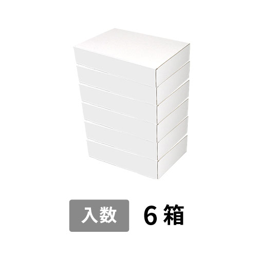【宅配120サイズ】小箱ぴったり梱包用ダンボール箱［WBOX-04・6箱］（413×301×394mm）3mm B/F C5×C5