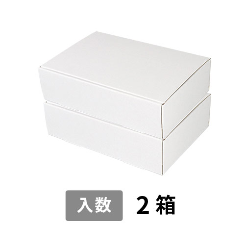 【宅配100サイズ】小箱ぴったり梱包用ダンボール箱［WBOX-07・2箱］（345×254×202mm）3mm B/F C5×C5