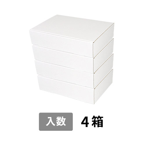 【宅配120サイズ】小箱ぴったり梱包用ダンボール箱［WBOX-08・4箱］（375×274×394mm）8mm W/F C5×C5