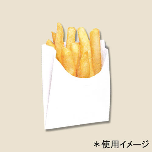 HEIKO Hポテト耐油袋 S 無地 100枚