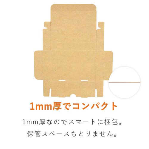 【クロネコゆうパケット・クリックポスト・ゆうパケット】厚さ3cm・N式ケース