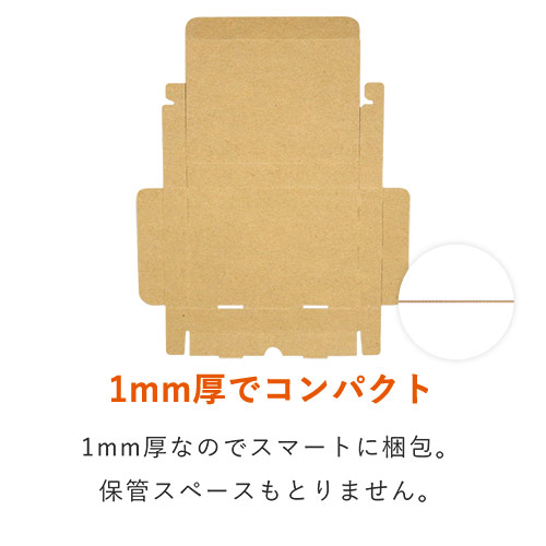 【クリックポスト・ゆうパケット・定形外郵便】厚さ3cm・N式ケース