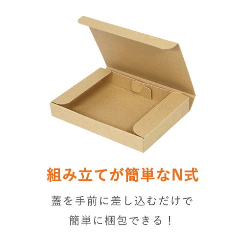 【クリックポスト・ゆうパケット・定形外郵便】厚さ3cm・N式ケース