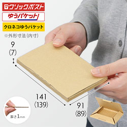 【クロネコゆうパケット・クロネコゆうメール】厚さ1cm・N式ケース