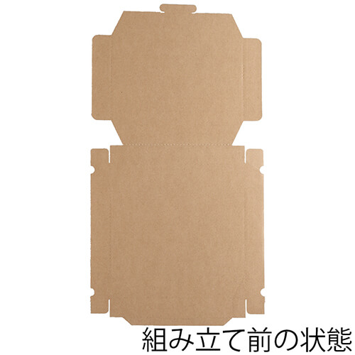 SWAN 食品容器 ピザ箱 12インチ 未晒無地 25枚