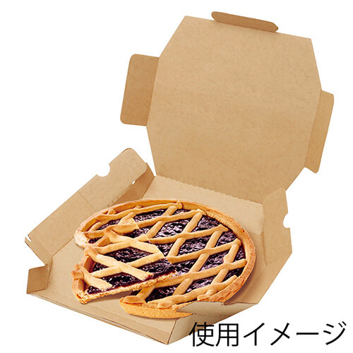 HEIKO 食品容器 ネオクラフト ピザボックス S 10枚