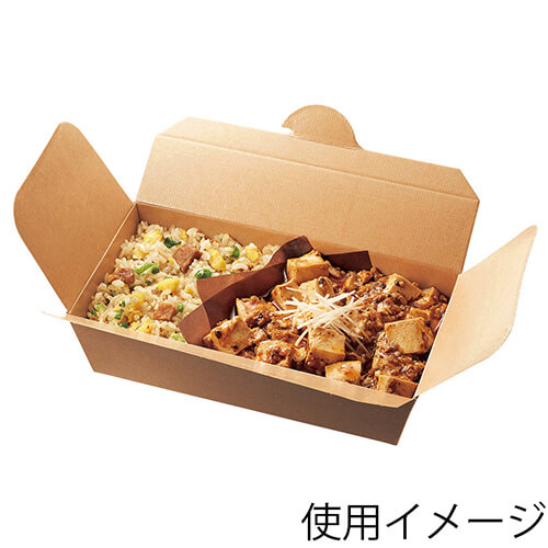 HEIKO 食品容器 ネオクラフト フードボックス ロングM 20枚