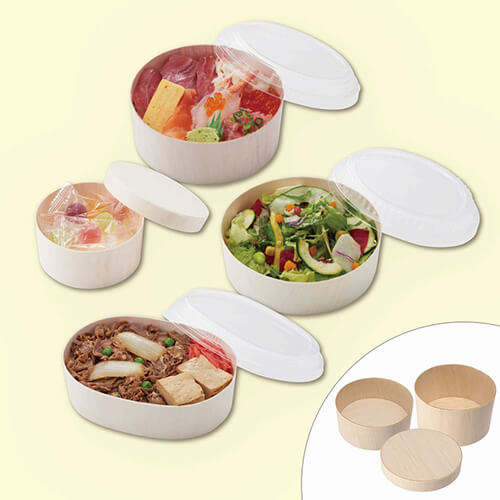 HEIKO 食品容器 ふぁるかたぼっくす 丸 85 フタ 25枚