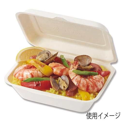 HEIKO 食品容器 業務用バガス フードパックC NFD180 50枚