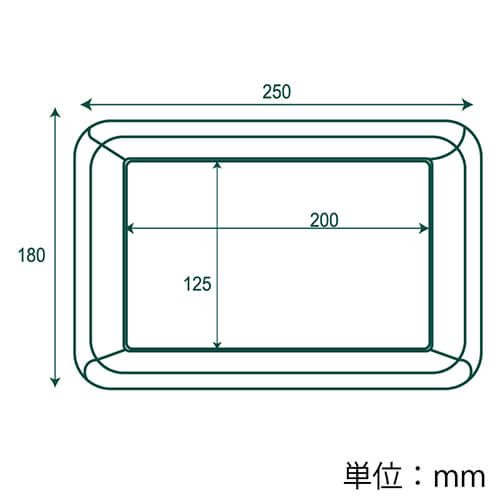 HEIKO 食品容器 クラフトフードトレー 18x25 50枚