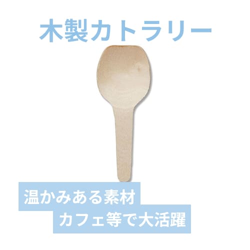 アサヒグリーン 白樺スプーン 6cm バラ(個包装なし) 5101 100本