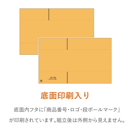 【宅配140サイズ】ダンボール箱（引っ越し・梱包用／ A3サイズ）