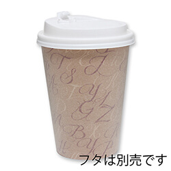 HEIKO 紙コップ 発泡断熱カップ 12オンス 口径89mm タイポアート 50個