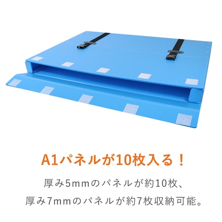 パネル用 プラダンケース（A1サイズ・約7～10枚用）※平日9～17時受取限定(日時指定×)・14営業日後出荷・代引不可・2階以上不可