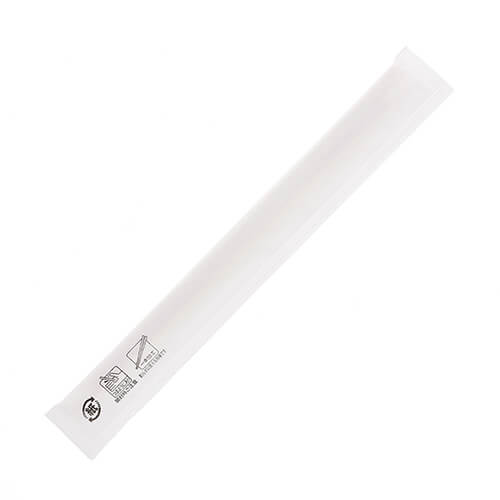 HEIKO 割箸 白樺角箸 白無地 楊枝入 20cm 紙完封 100膳