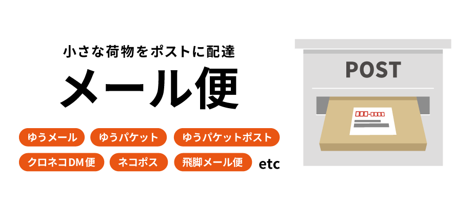 メール便とは メール便の送り方と注意点 ダンボールワンお役立ち記事