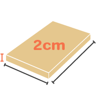 A4サイズ 厚さ2cm