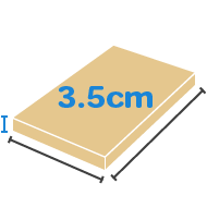 A4サイズ 厚さ3.5cm