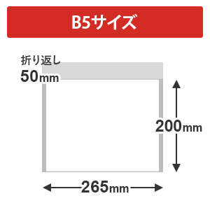 クッション封筒・白（B5サイズ）