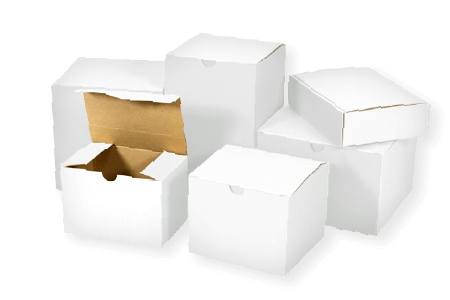 クラフトボックス（白） | 梱包材 通販No.1【ダンボールワン】