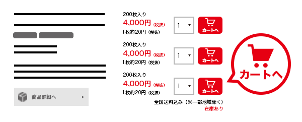 商品を決めて注文