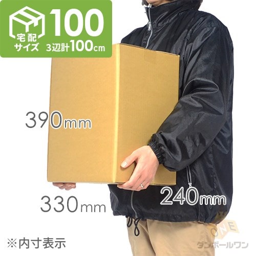 【宅配100サイズ】ダンボール箱（A4サイズ）
